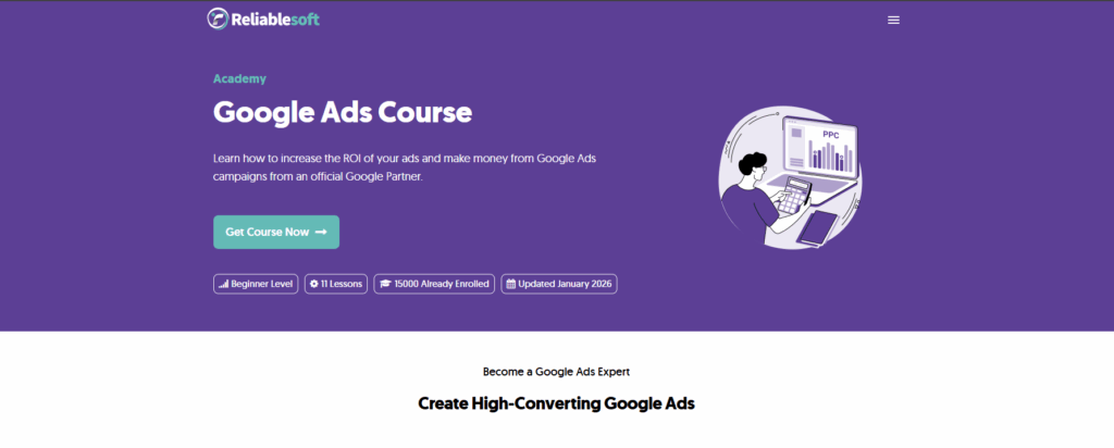 Reliablesoft Google Ads Course