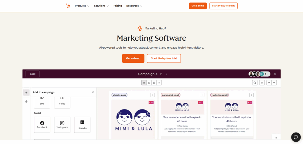 HubSpot Marketing Hub