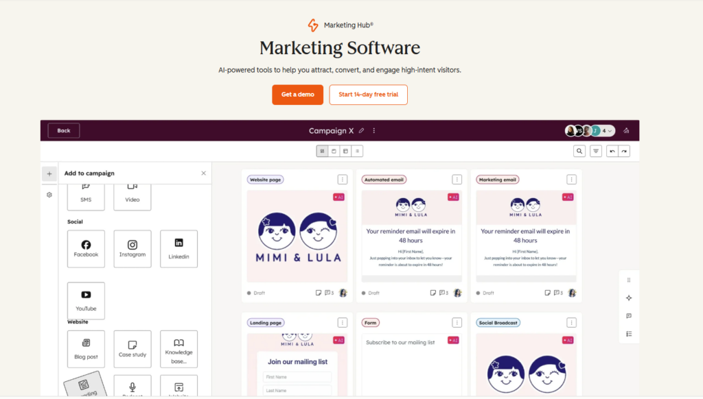 HubSpot Marketing Hub